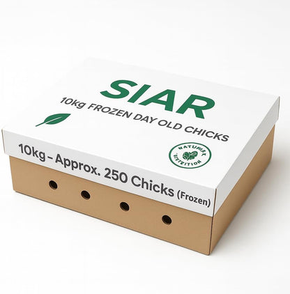 Frozen Day Old Chicks 10kg Tray (Approx. 250 Chicks) – Natural Whole Prey Food for Birds of Prey, Snakes, Reptiles & Exotic Animals